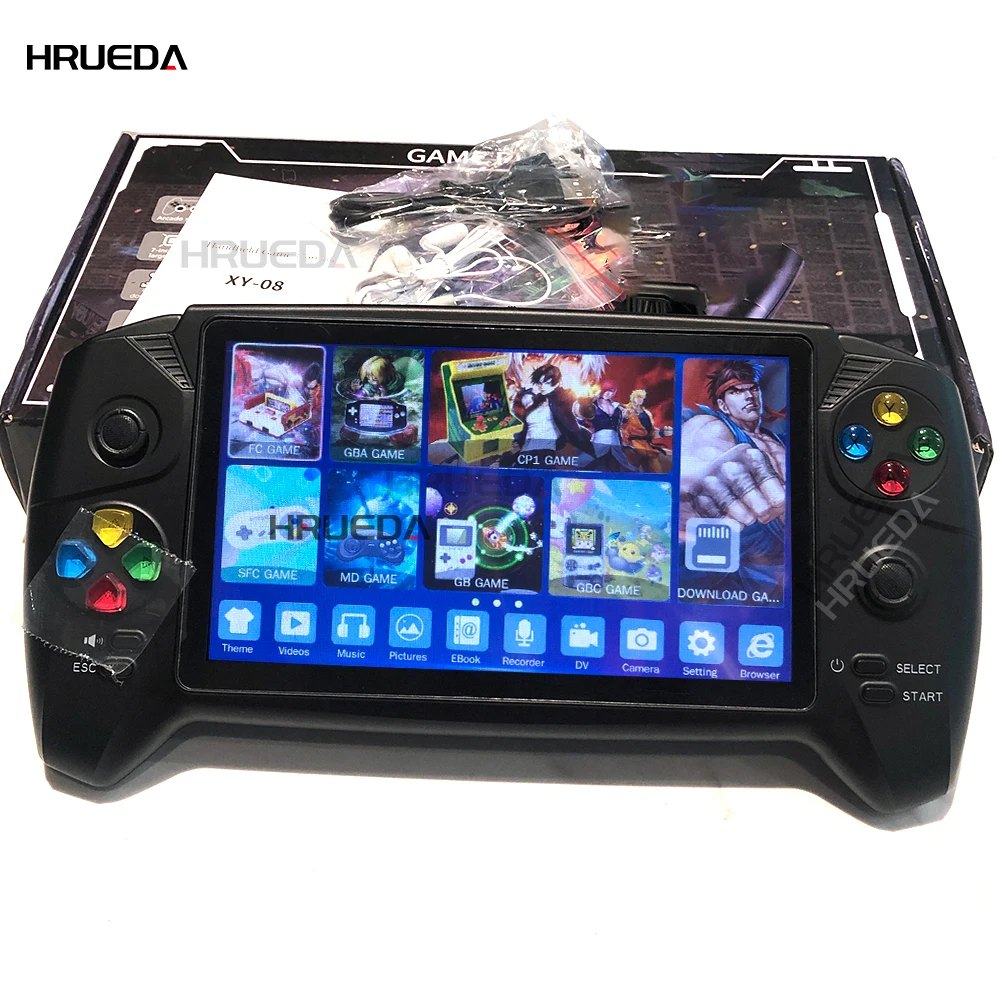 

7-inch HD Large Screen Handheld Game Player Portable Game Console With Controller Children's gifts