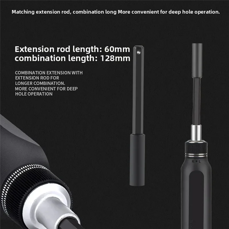 AT19-Ratchet Screwdriver Set Multi-Function Household Screwdriver For Furniture/Car/Computer/Electronics With Storage Box