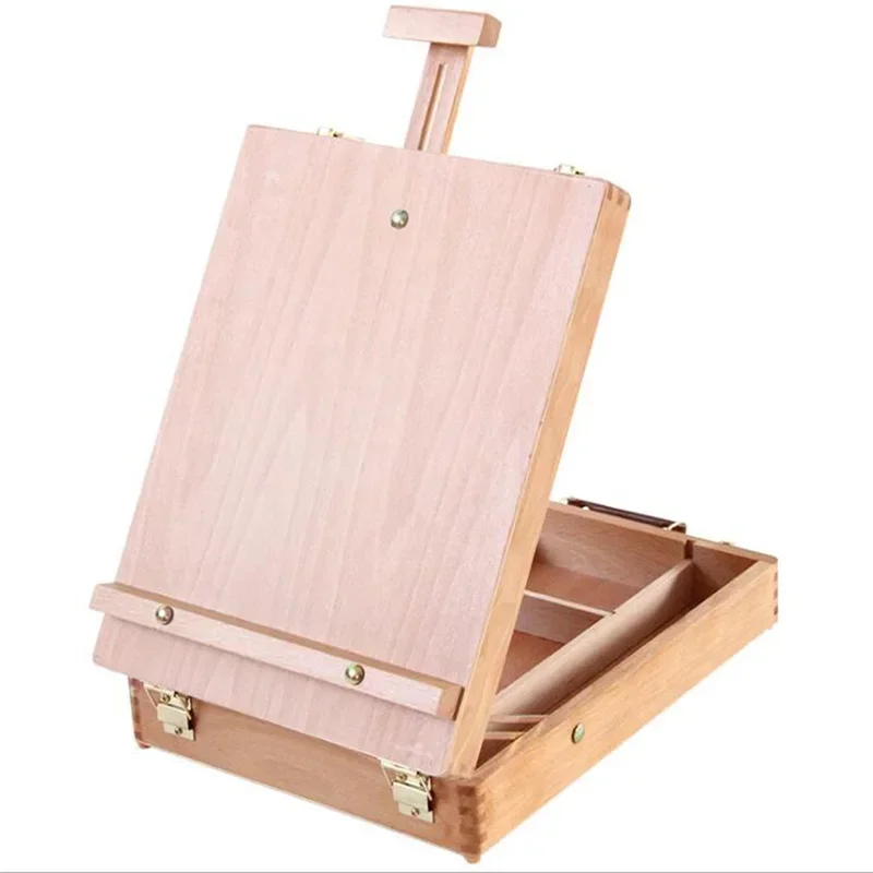 Fillet Desktop Laptop Box Easel Painting Hardware Accessories Multifunctional Painting Suitcase Art Supply Artist drop shipping