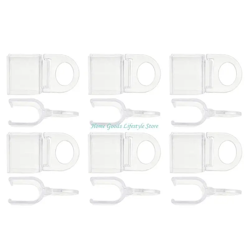 E74E Clear Roller Shade Pull Down Clip,Blinds Lifting Clamps Shade Pulls Blinds Grip