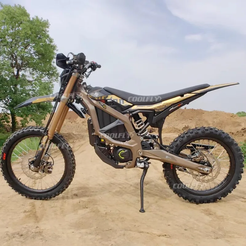 In Stock 2026 New Ultra Bee 24.5KW Electric Dirt Bike 74V 60Ah Mid Motor Ebike 95 Km/h Motorcycle Ultra Bee Black