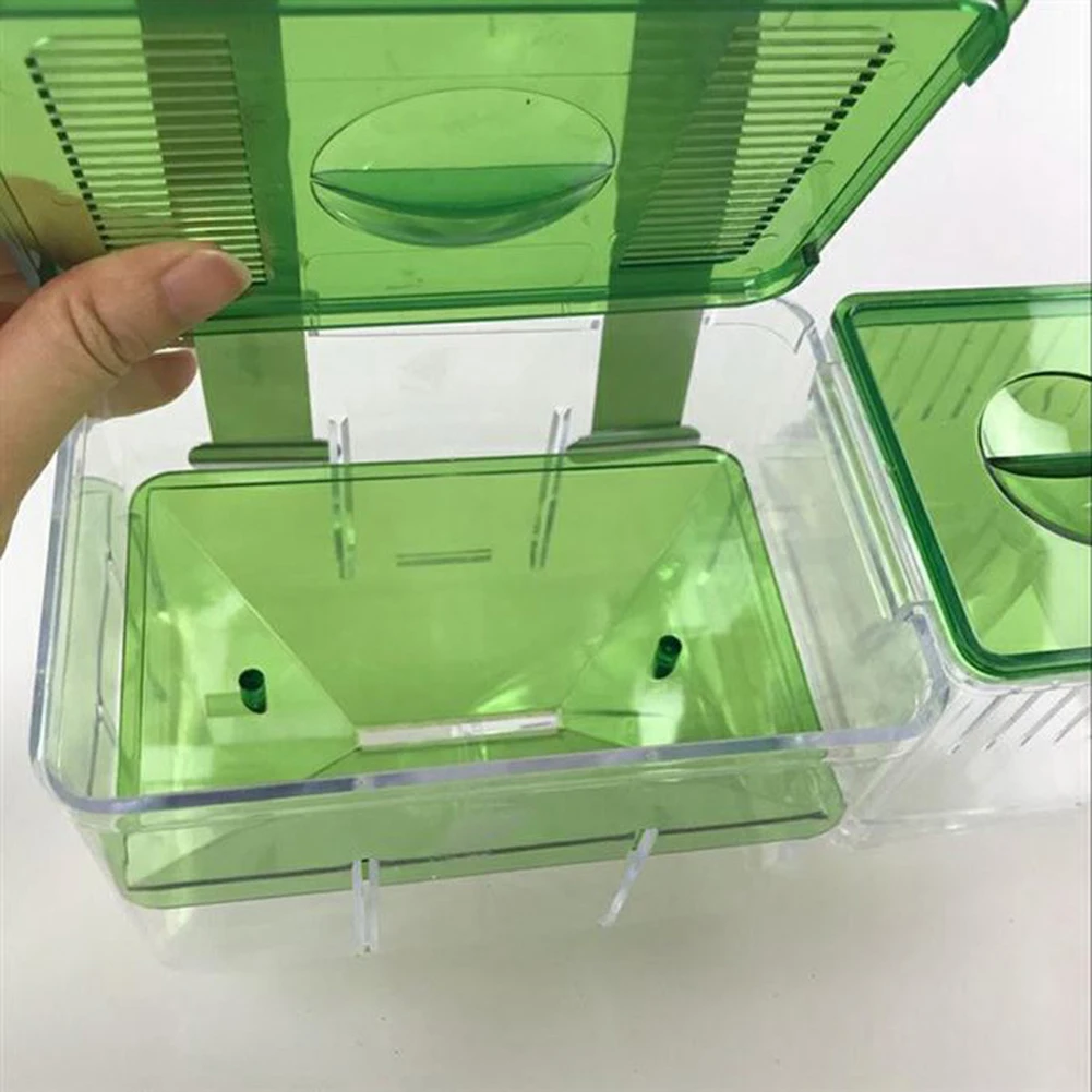 Fish Breeder Box Fish Isolation Breeding Box Aquarium Fish Tank Hatchery Incubator Breeding Box For Baby Fish Betta Shrimp