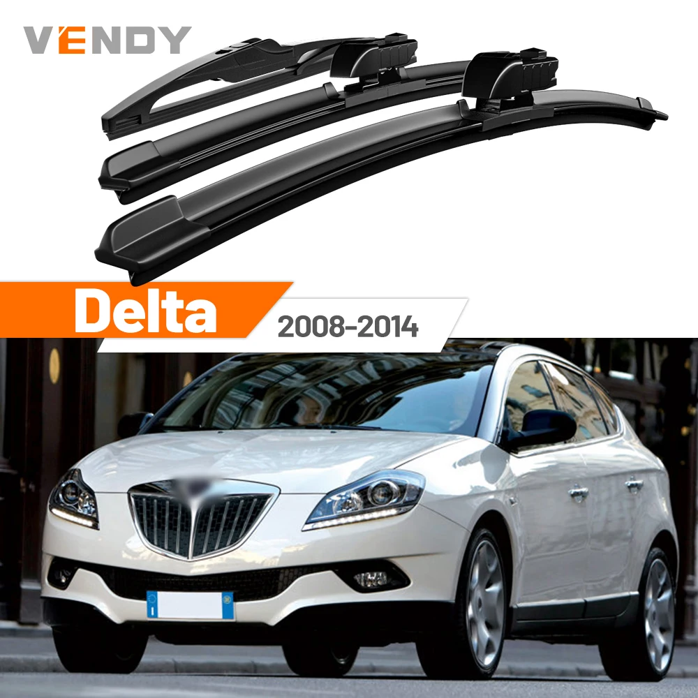 

Для Lancia Delta 2008-2014 (2009, 2010, 2011, 2012, 2013) — Комплект передних и задних щеток стеклоочистителя, аксессуары