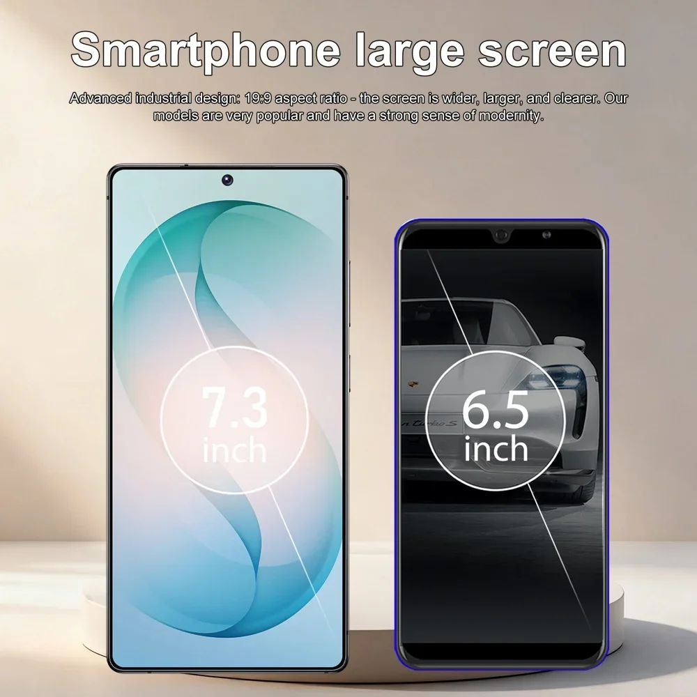 K-Touch Mobile Phones C27 Ultra 5G Dual Card Smartphone 7.3 Inch Android 15 Cell Phone 16+48MP Camera 7800mAh Face Unlocked WIFI GPS Cellphones For Men Women