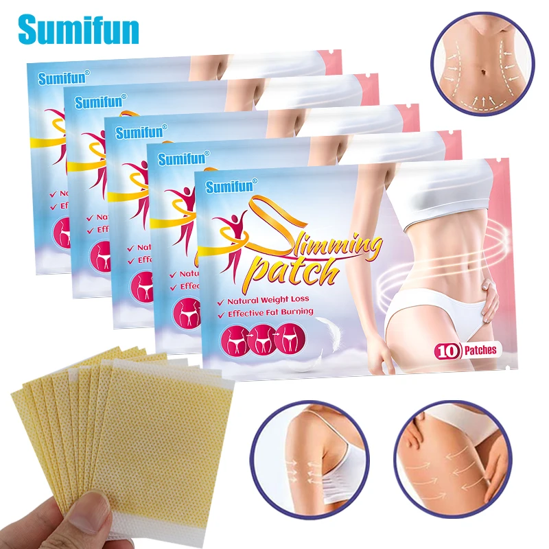 30/60/90Pcs Sumifun Fast Fat Burner Slimming Patches Ginger Belly Arm Shaper Diet Products Lose Weight Man Woman Beauty Health