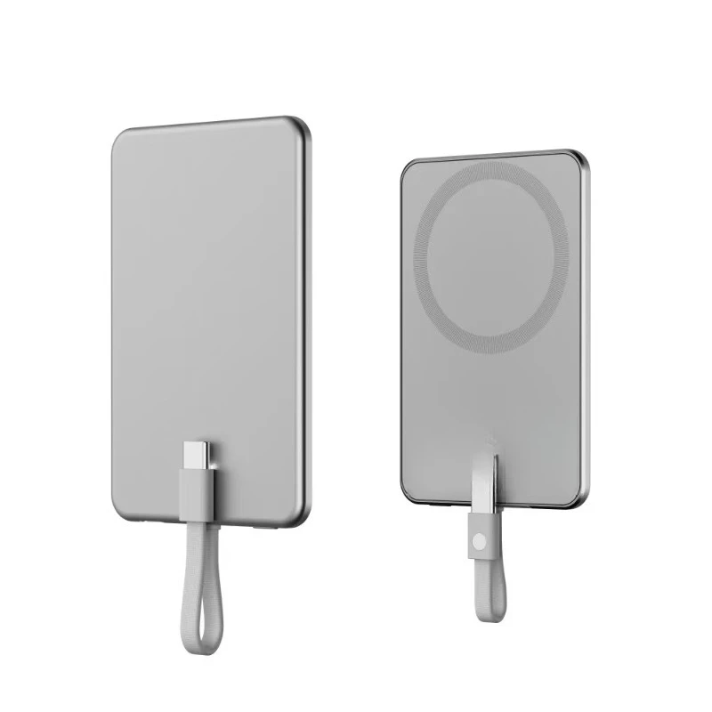 

Ultra-thin magnetic mobile power supply 3000mAh belt cable Type-C power bank [0.49cm]