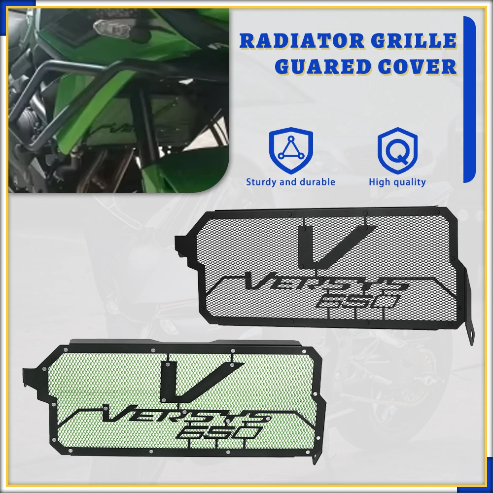 

For KAWASAKI VERSYS 650 2024 2023 Motorcycle Radiator Protection Guard Grille Cover 2022 2021 2020 2019 2018 2017 2016 VERSYS650