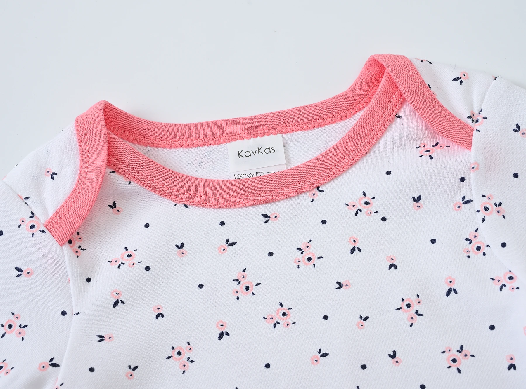 Baby-Mädchen-Body mit langen Ärmeln aus Baumwolle, 3-teiliges Set mit Hirsch-, Blumen- und Karomuster, Baby-Strampler, Einteiler, Frühlings- und Herbstkleidung, Jumpsuit, Sonnenanzug – Detail 11