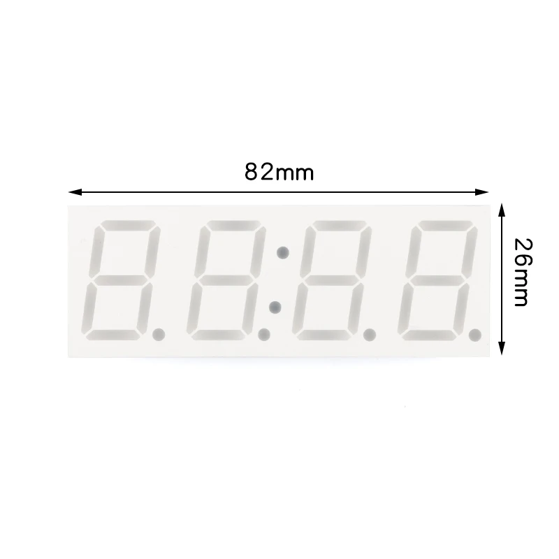 Módulo de reloj de tubo digital WiFi Reloj automático de 0,8 pulgadas Reloj electrónico digital DIY