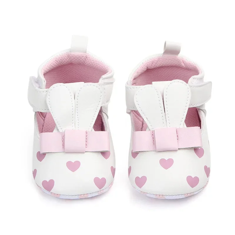 Pink Baby Shoes Princess Fashion Sneakers Infant Toddler Soft sole Anti Slip First Walkers 0-1 year old baby