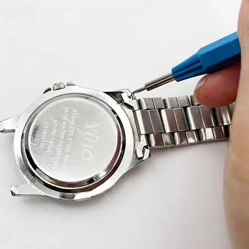 Uhrenreparatur-Werkzeugset Uhrenarmband-Federsteg-Entferner Reparatur-Öffner Messinstrument aus Aluminiumlegierung Professionelle Uhrenwerkzeuge