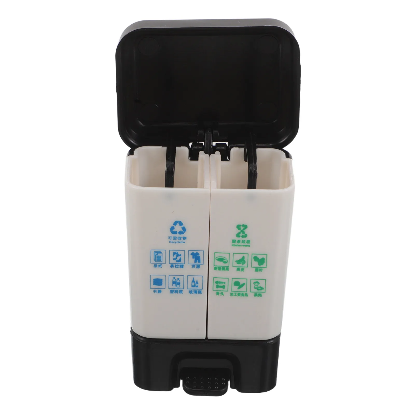 

Миниатюрная мусорная корзина для кукольного домика 2.2x1.69x1.26 дюйма, реалистичный контейнер для мусора, развивающая игрушка для детей, декоративный акцент для ролевых игр