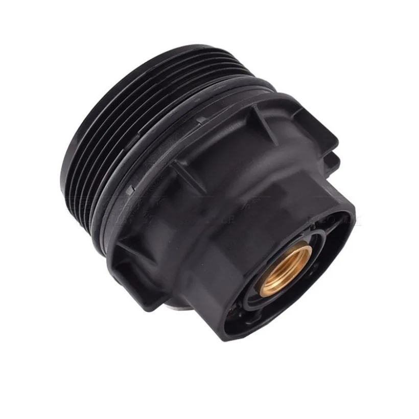 Oil Filter Housing Cover Assembly with Oil Plug Replace 15620-36020 15620-36010 15643-31050 Compatible for Toyota Lexus 1PC