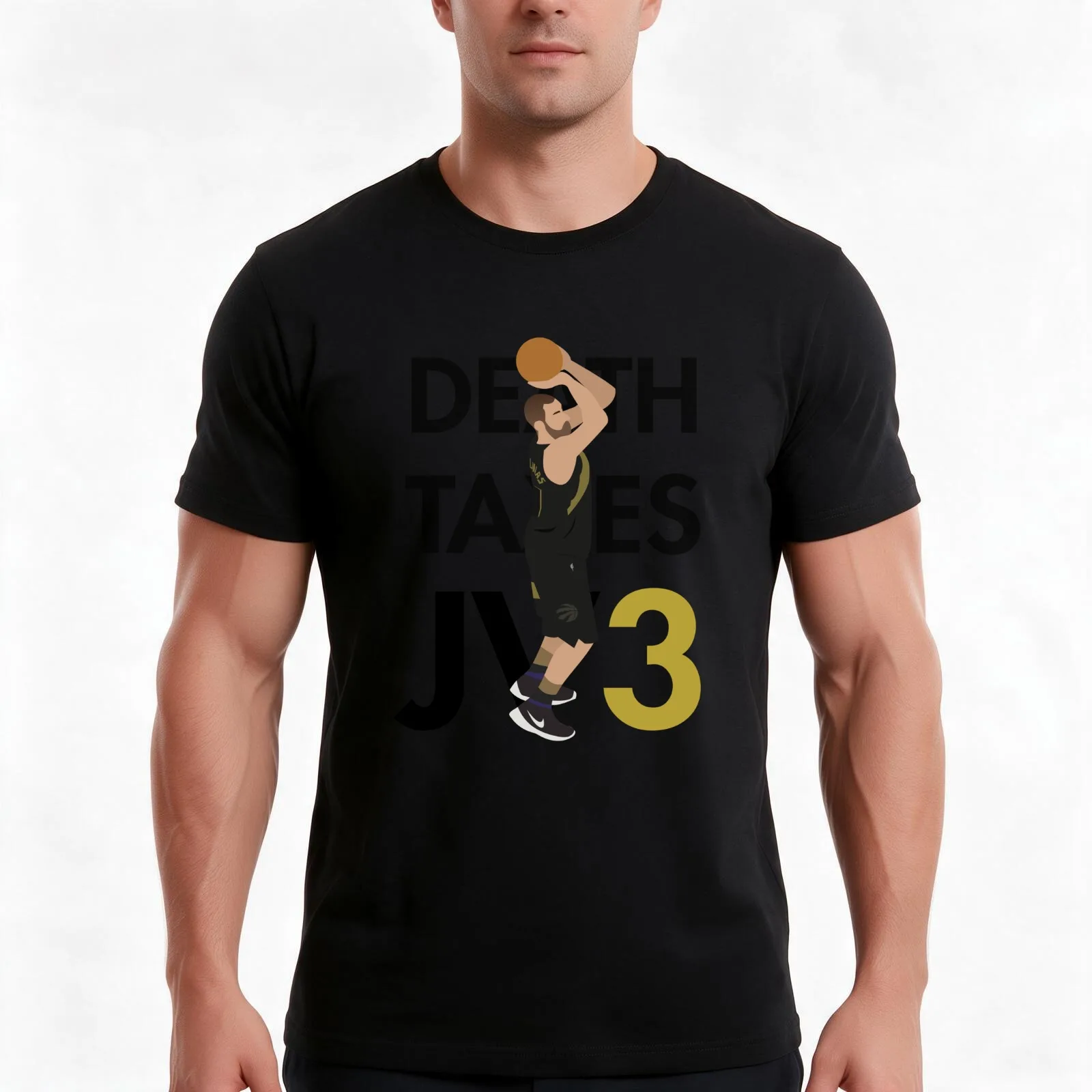 Death, Taxes, JV3 T-Shirt, Summer Casual Cotton Tee, Oversized Streetwear Tops, Vintage Graphic Print, Loose Fit Short Sleeve
