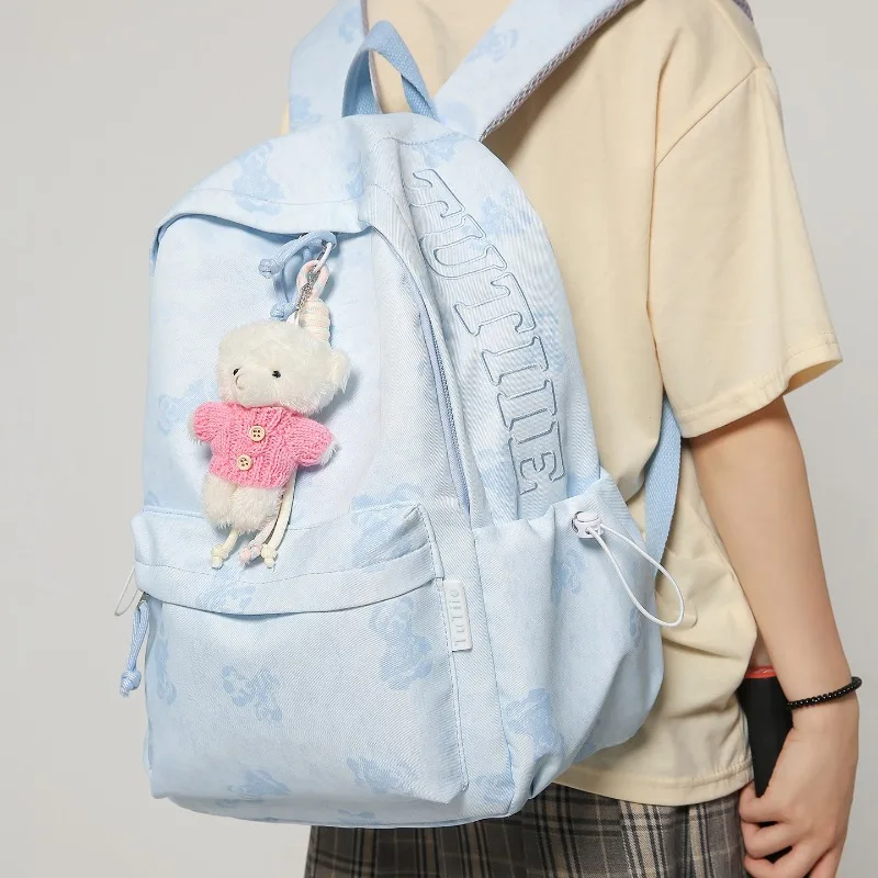 Mochila de dibujos animados de osito, bolsas deportivas ligeras, Mochila para niños, mochilas bonitas para niños, Mochila escolar, bolsas de clase para niñas