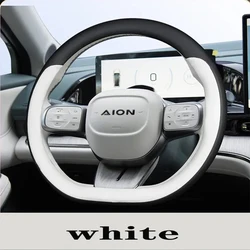 For AION Y Plus V Plus 2024 interior steering wheel cover ultra-thin Nappa leather steering wheel cover interior accessories