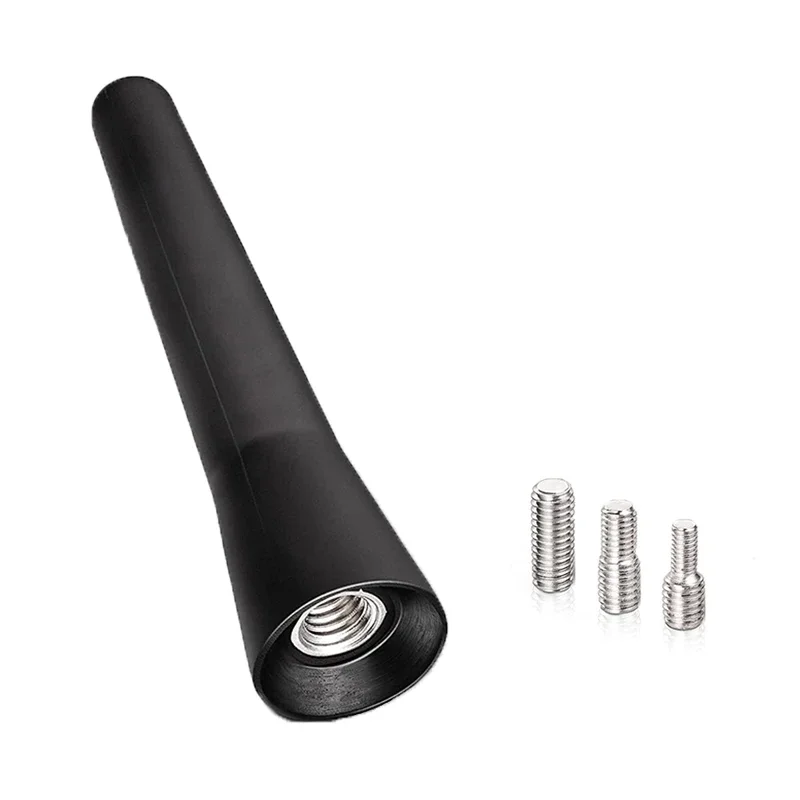 Antena de coche mini accesorios cortos para coche radio fuerte fijador de techo de coche 6,5 cm de largo universal con tornillos