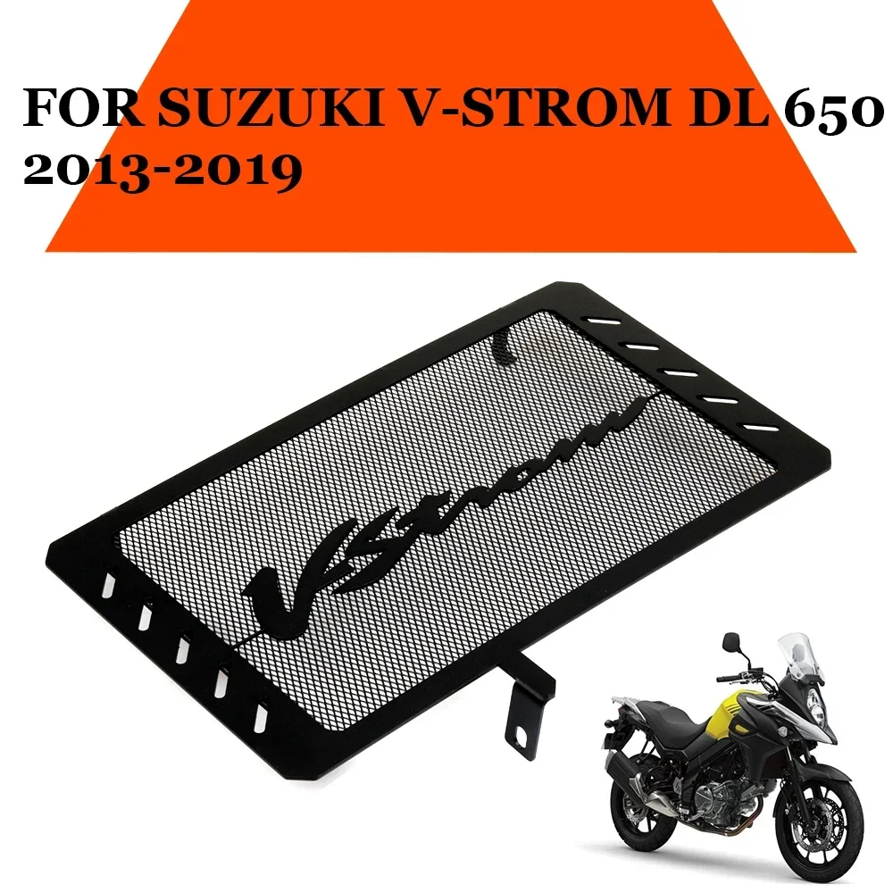 

For Suzuki V-STROM DL650 VSTROM DL 650 VSTROM650 2013-2019 Motorcycle Radiator Grille Guard Protector Grill Cover Protection