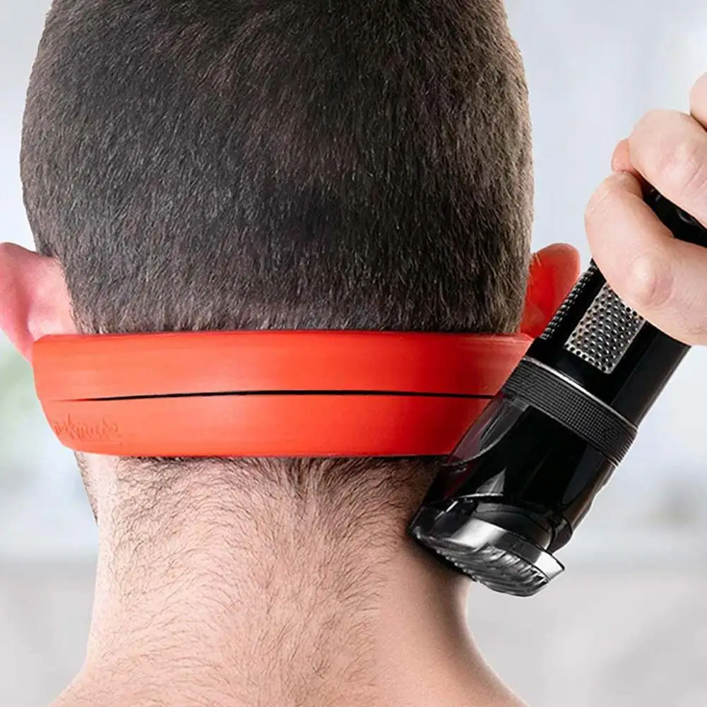 Neck Hair Template Precise Position Hands-free DIY Haircut Guide Neckline Shaving Template for Family