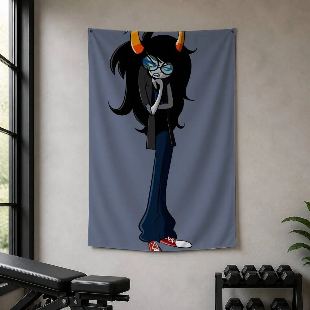 V-Vriska S-Serket H-Homestuck Decorative Art Flag Banner for Picnic Camping Party and Home Decor 2