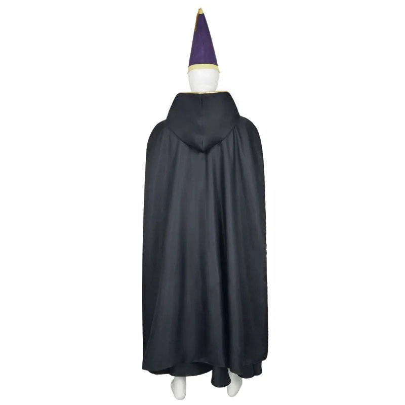 Witch Hat Atelier Olruggio Cosplay Costume Watchful Eye Magic Robe Uniform Set Halloween Olruggio's Wigs Headgear Men Size view 2
