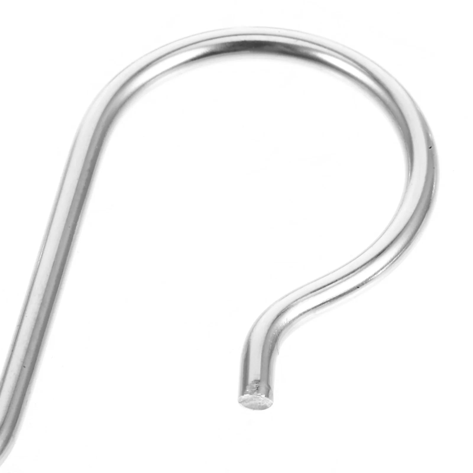 100 قطعة من خطافات الفولاذ المقاوم للصدأ شديدة التحمل على شكل حرف S بكرات مسار الستارة ديكور المكتب المنزلي خطاف S عالي التحمل