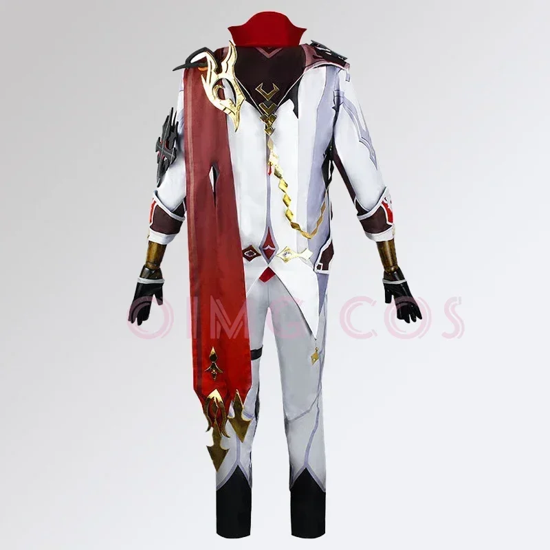 Genshin Impact Tartaglia Fantasia de Cosplay para Homem, Uniforme, Peruca, Anime, Halloween, Jogo