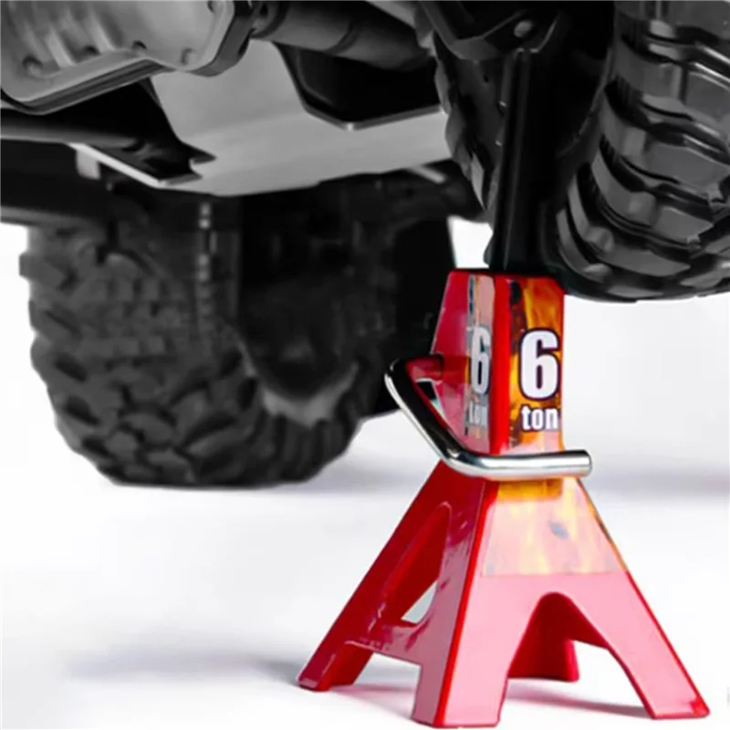 2x 6 ton simulação jack stands elevador par rack para mudança de pneu de caminhão de carro remoto-abli