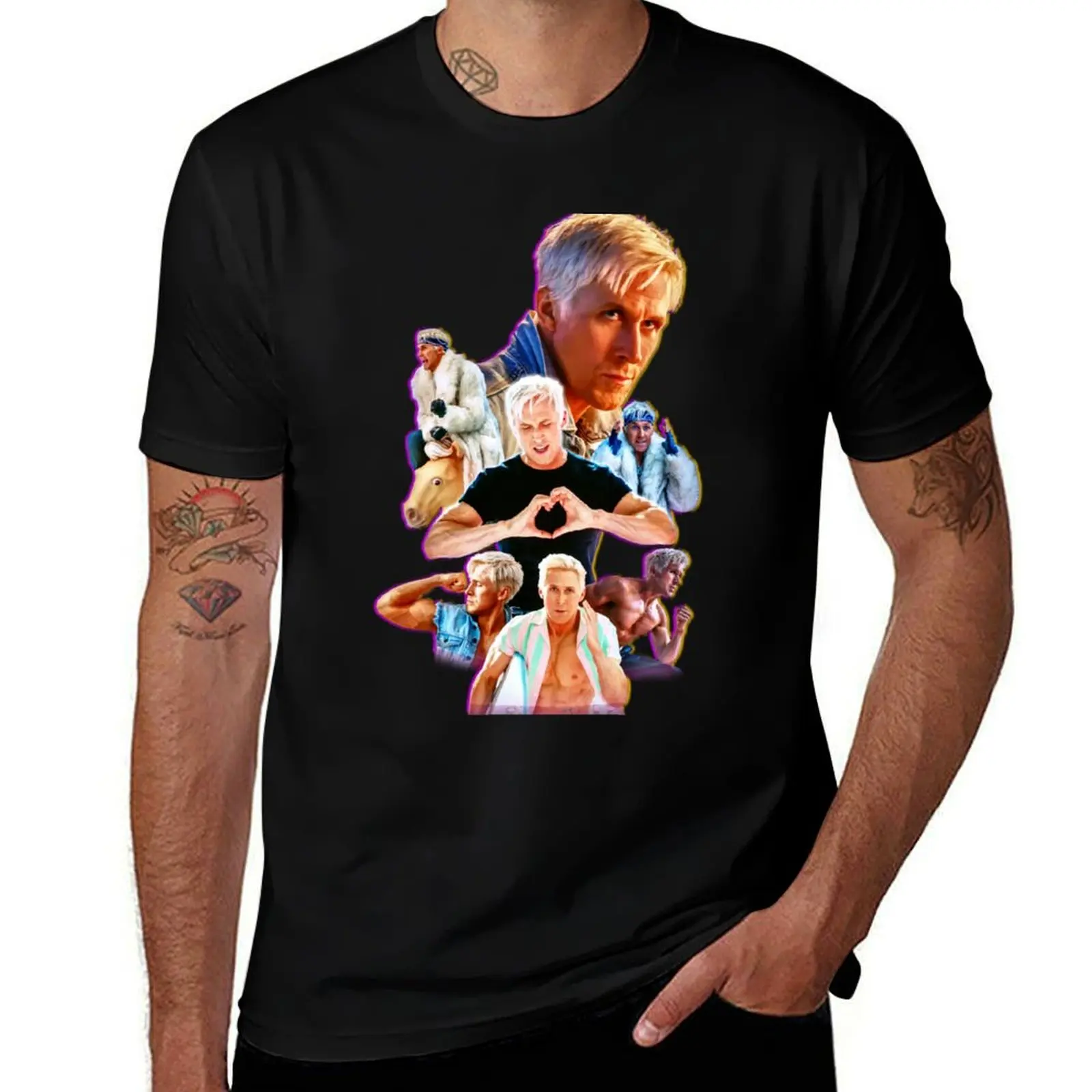 

T-Shirt cotton shirt man shirt Gosling Ryan 100% print t t graphic Kenergy custom tshirt