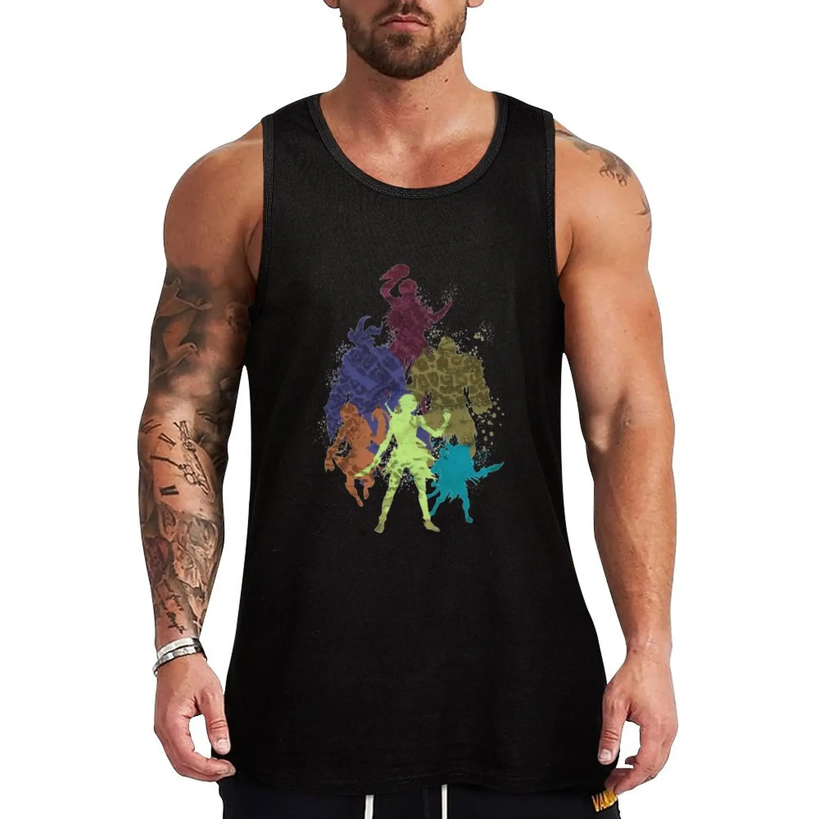 

Gloomhaven gloomsquad Tank Top gym clothes men Men's clothing gym training accessories