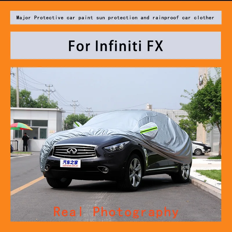 

﻿﻿For lnfiniti FX Car Covers Outdoor Waterproof Dustproof Sun Rain Snow Protection Thick Oxford Cloth Full Outer Cover