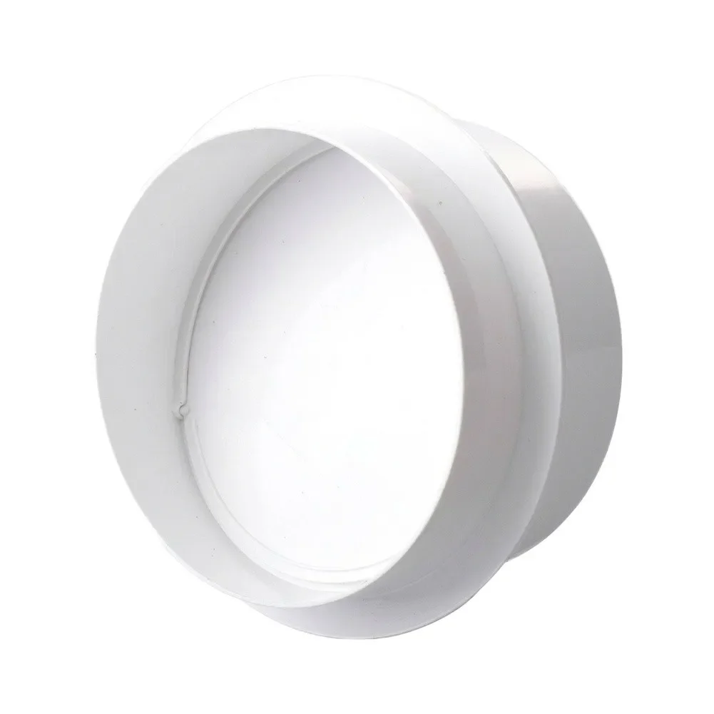 PVC 250Mm Ventilation Duct Non Return Check Valve Anti‑Odor Backflow Damper For Fresh Air Duct HVAC Air Pipe Connection Supply