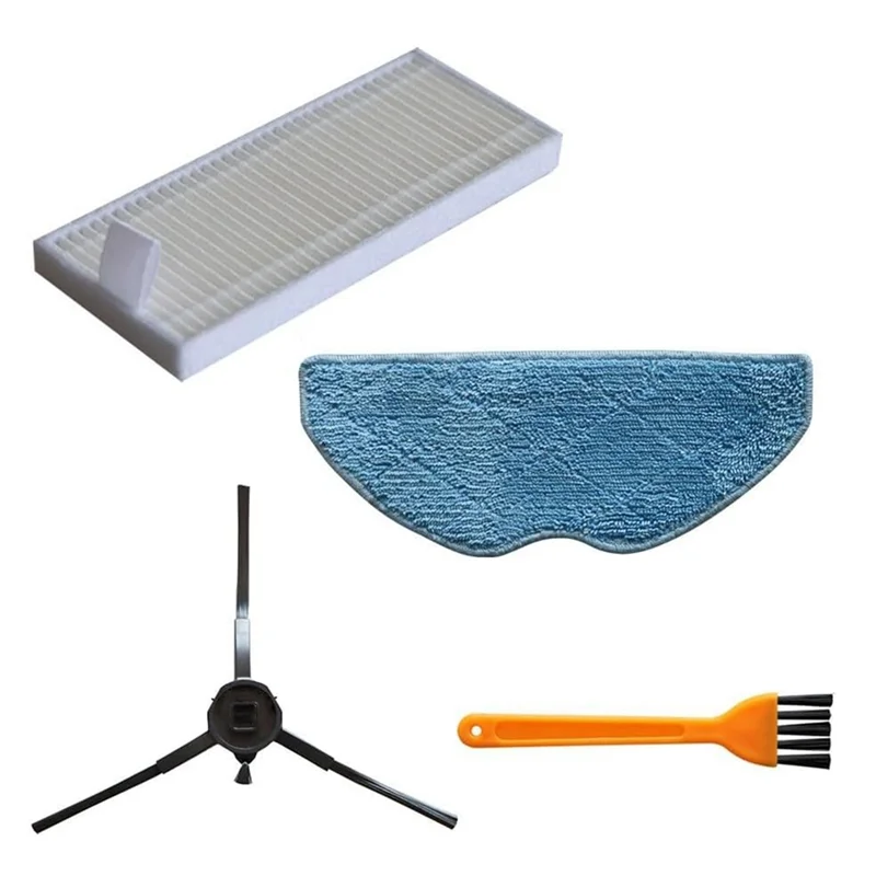 【Berserk】 Kit di accessori da 24 pezzi per EZVIZ RE4 Plus / RE5 Plus Parti per aspirapolvere Spazzola laterale Filtro Sacchetti per la polvere Panni per mop