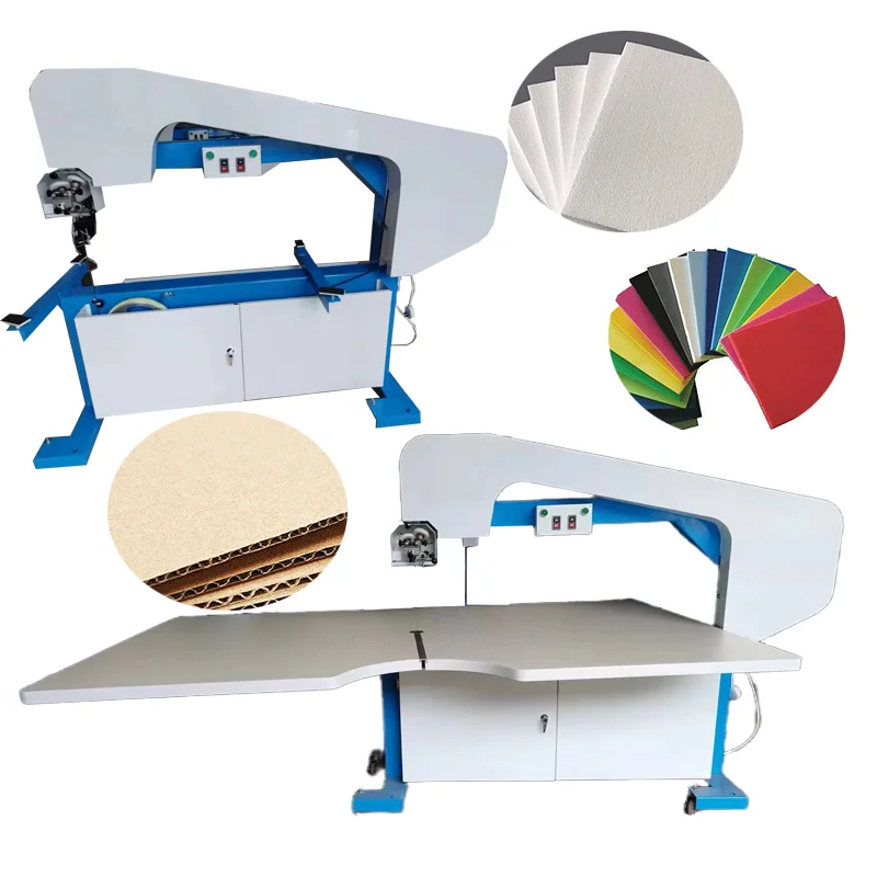 

Pneumatic Sponge Leather Fabric Foam Cutting Machine