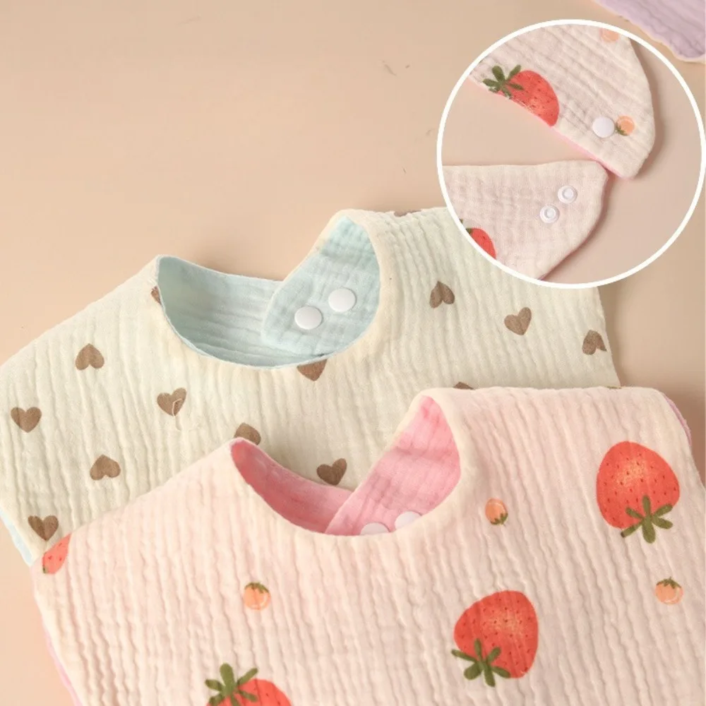 

Cotton Gauze Baby Bib Babies Accessories Newborn Baby Apron Feeding Bib 6 Layer Muslin Burp Cloths Kids Saliva Towel New Born