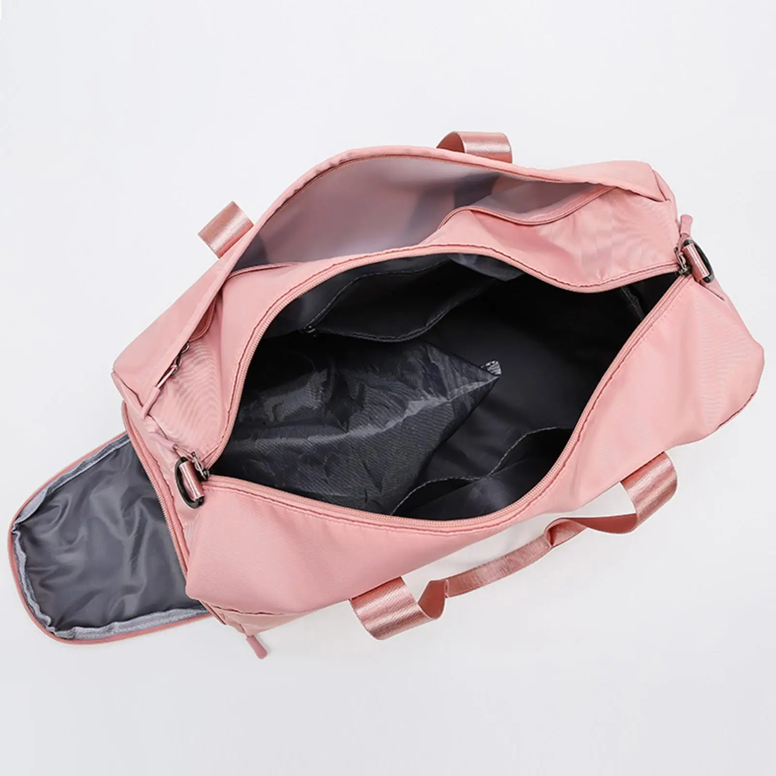 ショルダーストラップと収納ポケット付きレディースヨガマットキャリーバッグ