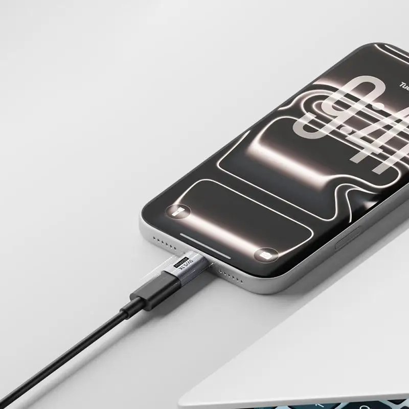 Travel Friendly USB-C Charging Adapter 5.1K Resistor 5V Overvoltage Protection for Portable Smart Gadgets