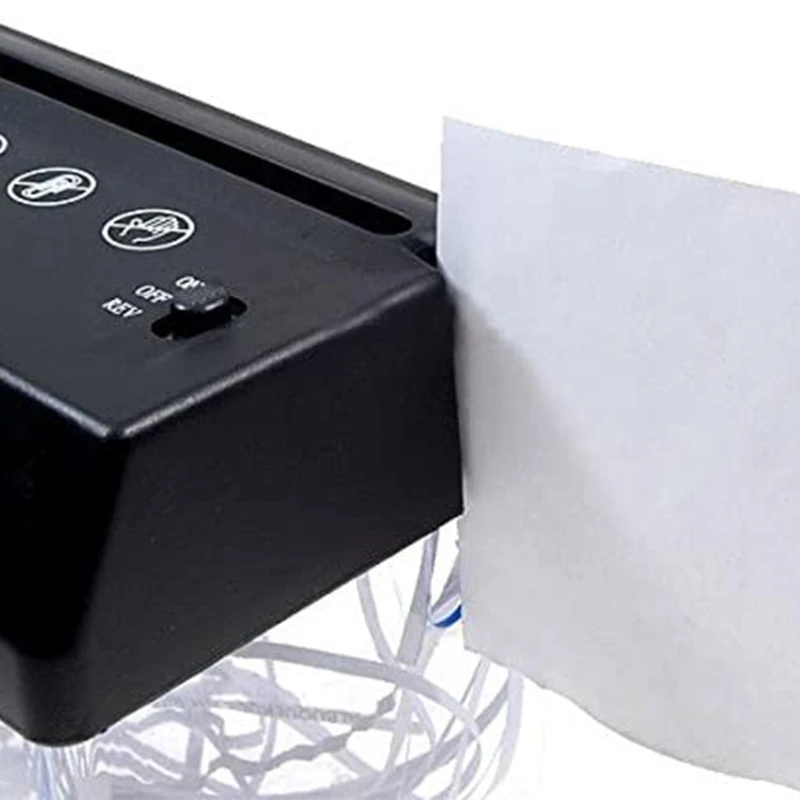 A6 Portable Mini Paper Shredder Electric USB Battery Operated Shredder Documents Paper Cutting Tool for Home Office