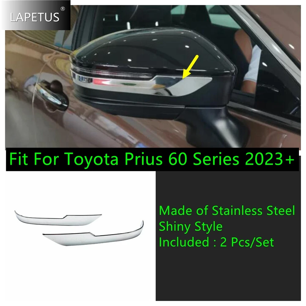 ABS Car Door Rearview Mirror Rubbing Edge Guard Scratch Stripes Rear Bumper Protection Film For Toyota Prius 60 Series 2023 2024