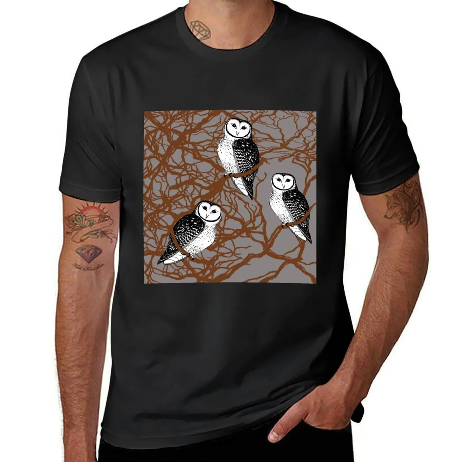 Tasmanian Masked Owl - Endangered Species T-Shirt new edition anime t shirts for men cotton