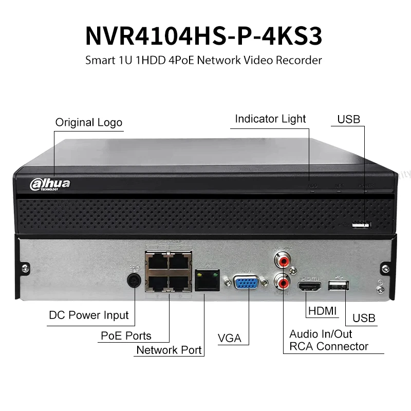 Dahua 4/8-kanałowy rejestrator – Smart Home Microsoft recenzja i cena
