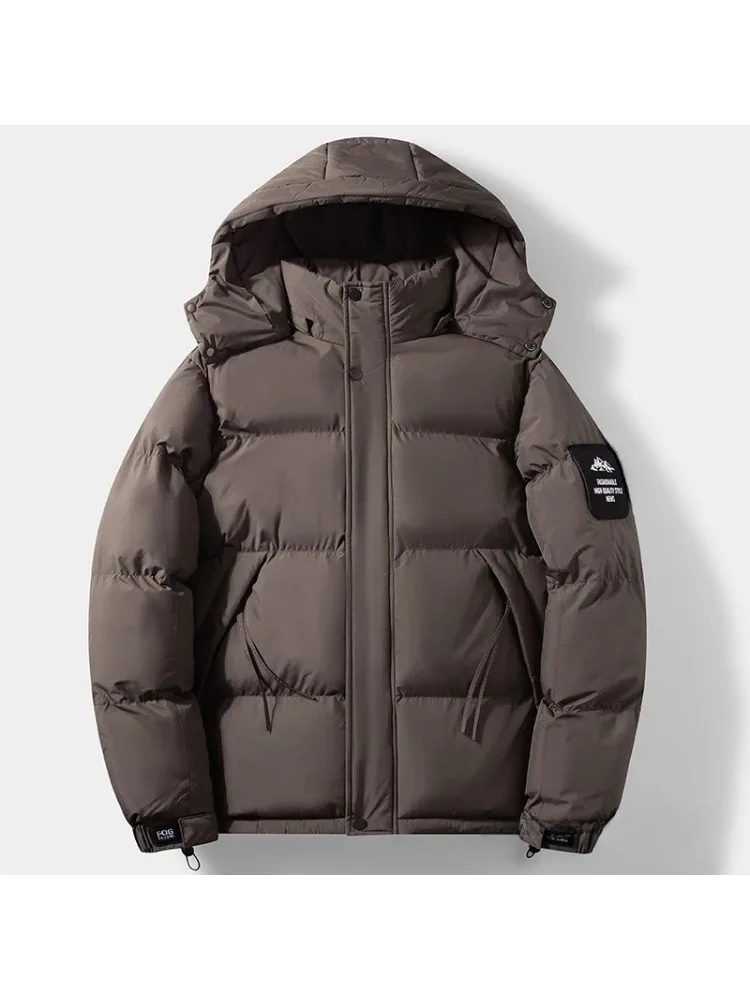 

Men's Fashionable Casual Winter Jacket Warm Versatile Cotton Coat Loose Fit Fashionable Men's Outerwear