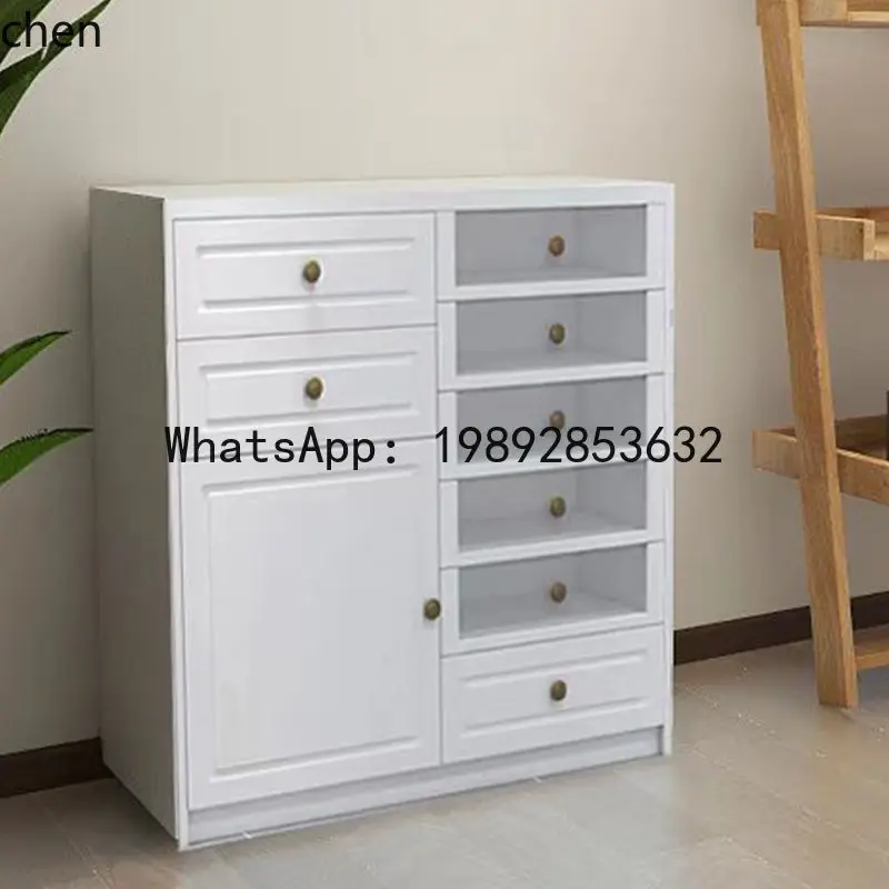 B1 جمال مسمار خزانة عرض متعددة الوظائف الطابق تخزين السلع خزانة جانبية