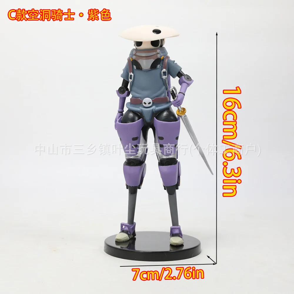 Nuovo lancio Hollow Knight Figura da collezione Custodia da gioco per desktop Decorazione Giocattolo Social Boy Action Figure Robot Toy