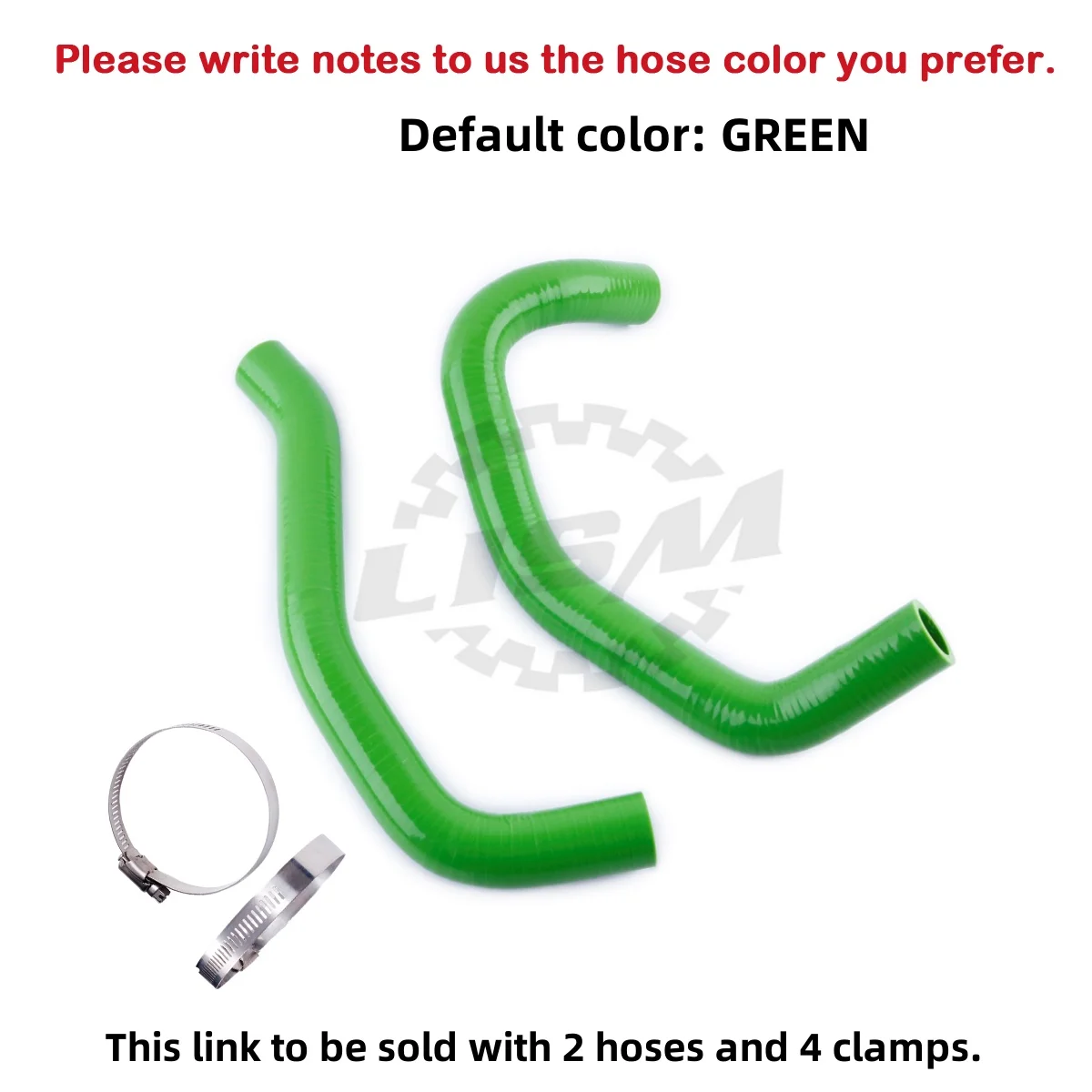

2PCS 3Ply Silicone Radiator Hose Kit Pipe For 2003-2004 Kawasaki Ninja ZX6R ZX-6R 636CC/ZX636C Replacement Parts