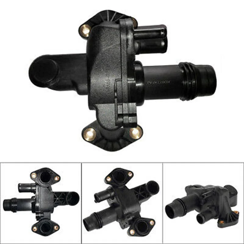 Thermostat Housing Kit for Land Range Rover Sport Discovery LR3 4 for Jaguar XF Water Outlet Pipe 4H2Q8592BF LR073372