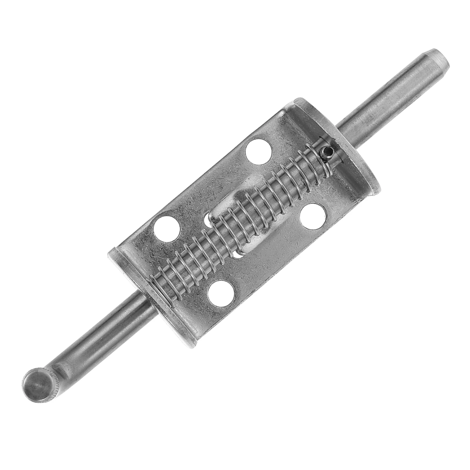 

1pc Heavy Duty Stainless Steel Gate Latch Door Bolt Security Lock For Courtyard Fence Gates Sliding Bolt Hardware Spring