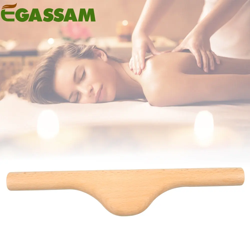 

1Pcs Wood Therapy Massage Tools Lymphatic Drainage Tool for Maderotherapy,Leg Back Neck Body Muscle Release,GuaSha Tool for Body