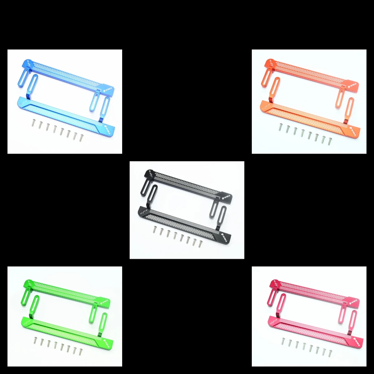 

GPM ALUMINUM SIDE STEPS (RETICULATED PATTERN A) For 1/10 TRX4 DEFENDER TRAIL CRAWLER-82056-4