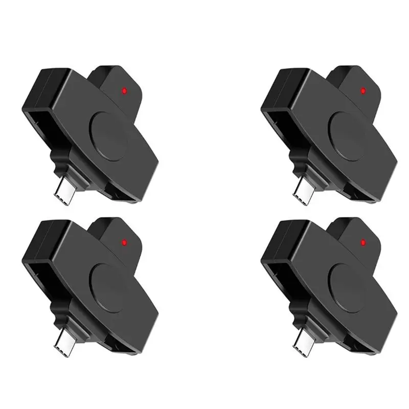 

Считыватель смарт-карт 4X CSCR3 Type-C для банковских карт, налоговых деклараций, SIM-карт, IC-карт и ID-карт